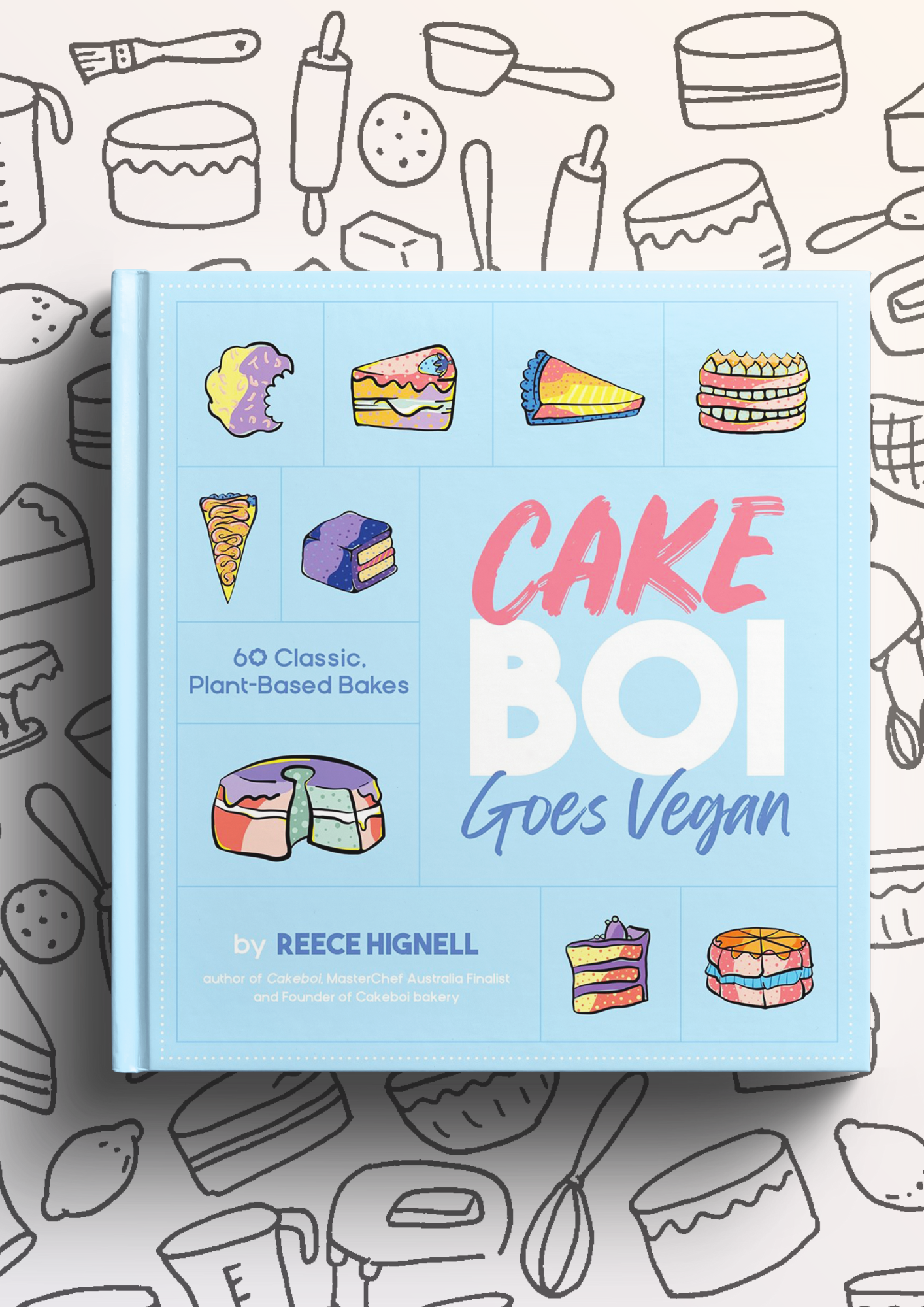 2 Signed Book Package (Cakeboi: A Collection of Classic Bakes +Cakeboi Goes Vegan: 60 Classic, Plant-Based Bakes)