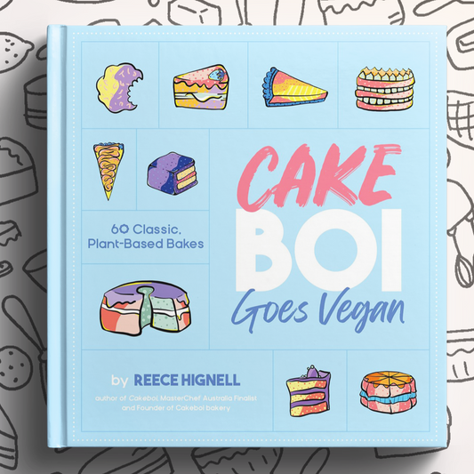 [Pre Order] Signed Copy - Cakeboi Goes Vegan: 60 Classic, Plant-Based Bakes